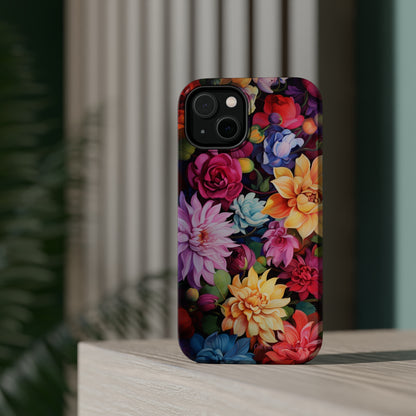 Introducing the "Blossom Beauty" Cell Phone Case – Elevate Your Style with Floral Charm -MagSafe Tough Cases