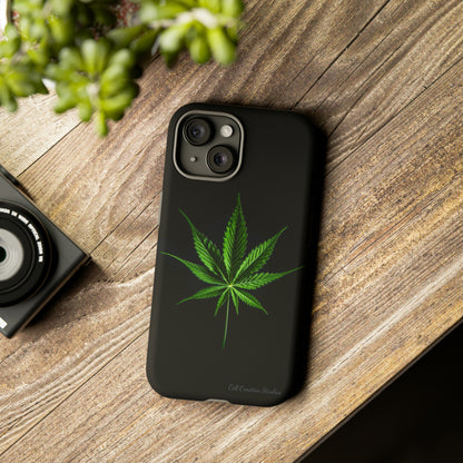 "Cannabis Chic" Marijuana Leaf Phone Case -Tough Cases