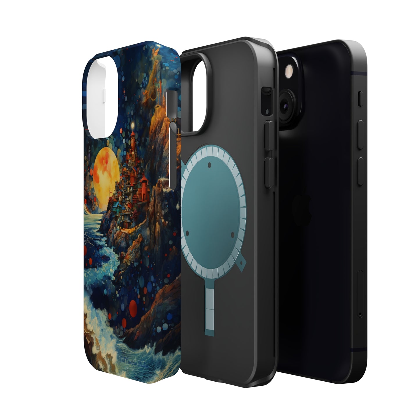 "Moonlit Coastal Vista" -MagSafe Tough iPhone Cases