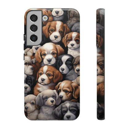 "Puppy Pile" Cuddles Phone Case -Tough Cases