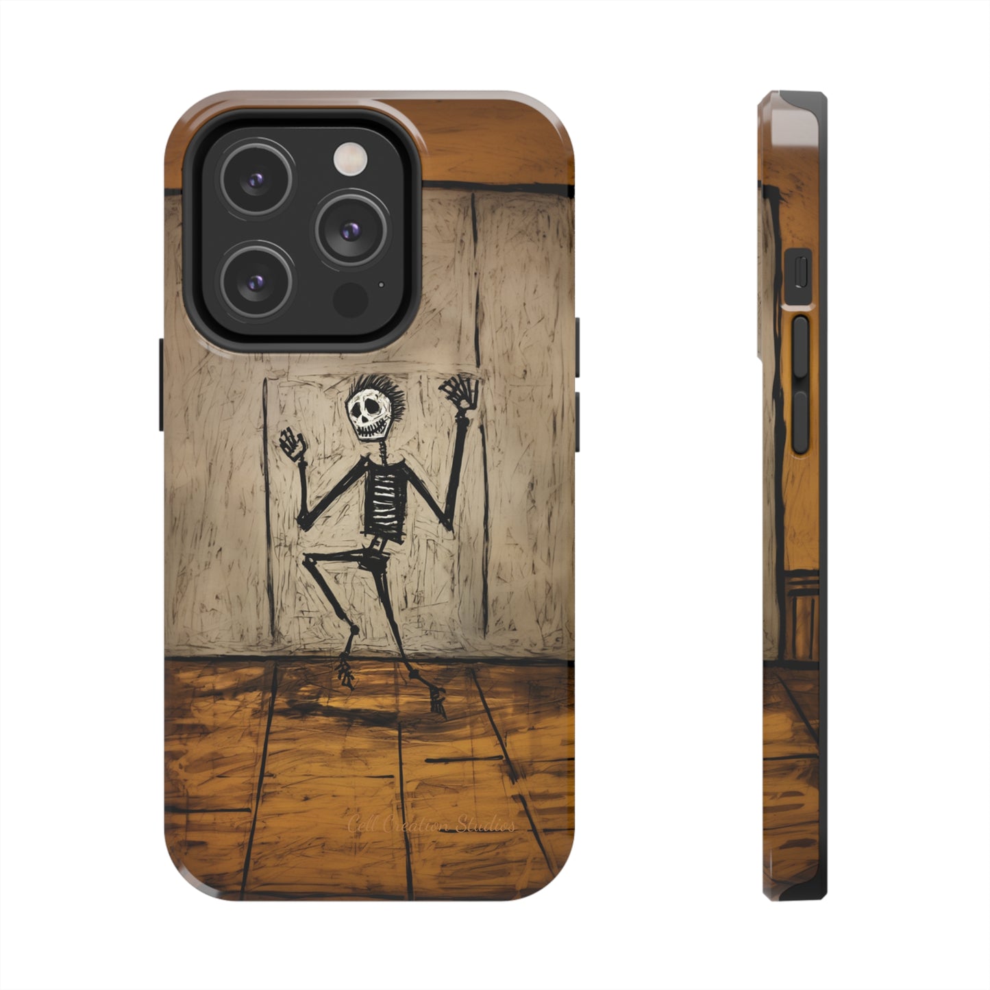 "Groovy Bones Skeleton" -Tough iPhone Cases