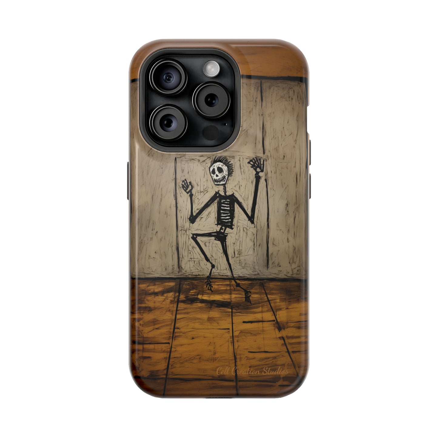 "Groovy Bones Skeleton" -MagSafe Tough iPhone Cases