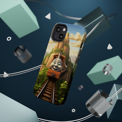 The "Mountain Journey Train" Character Phone Case -MagSafe Tough Cases