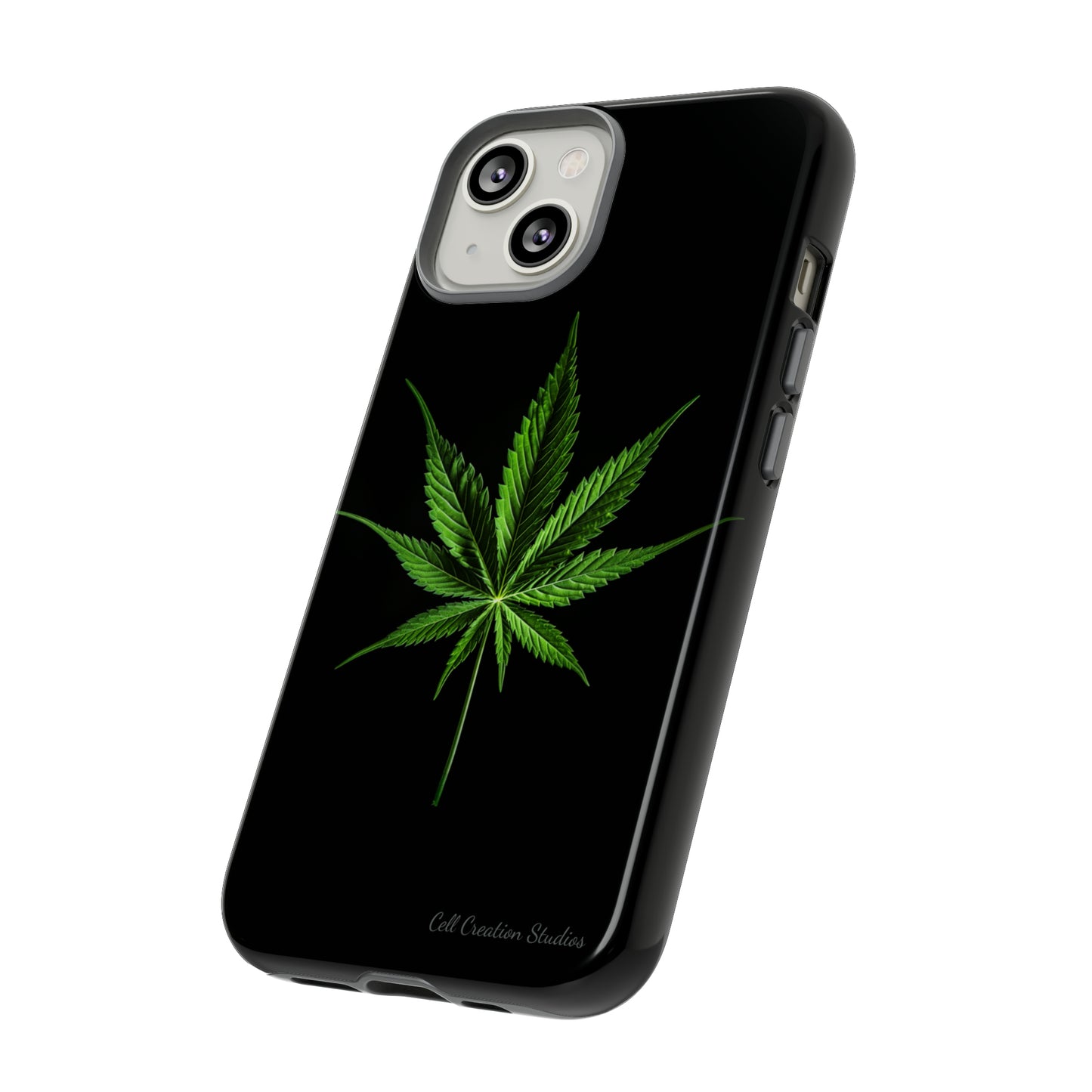 "Cannabis Chic" Marijuana Leaf Phone Case -Tough Cases