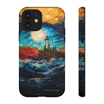 "Coastal Canvas Guardian" -Tough iPhone Cases