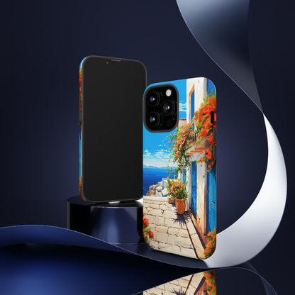 "Mediterranean Bliss Horizon" -Tough iPhone Cases