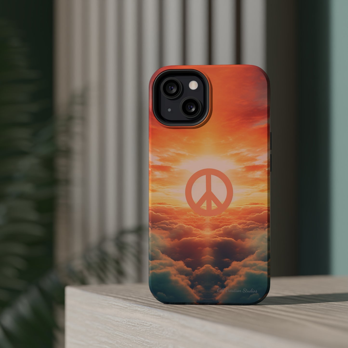 Introducing the "Sky Peace" Cell Phone Case – Carry Tranquility in Your Pocket -MagSafe Tough Cases