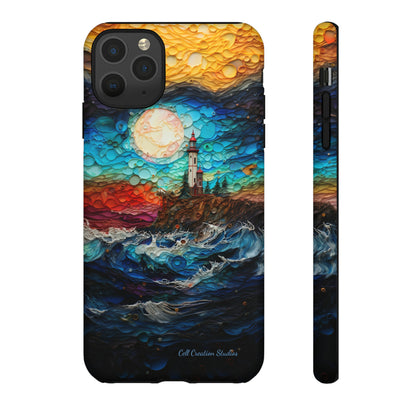 "Coastal Canvas Guardian" -Tough iPhone Cases