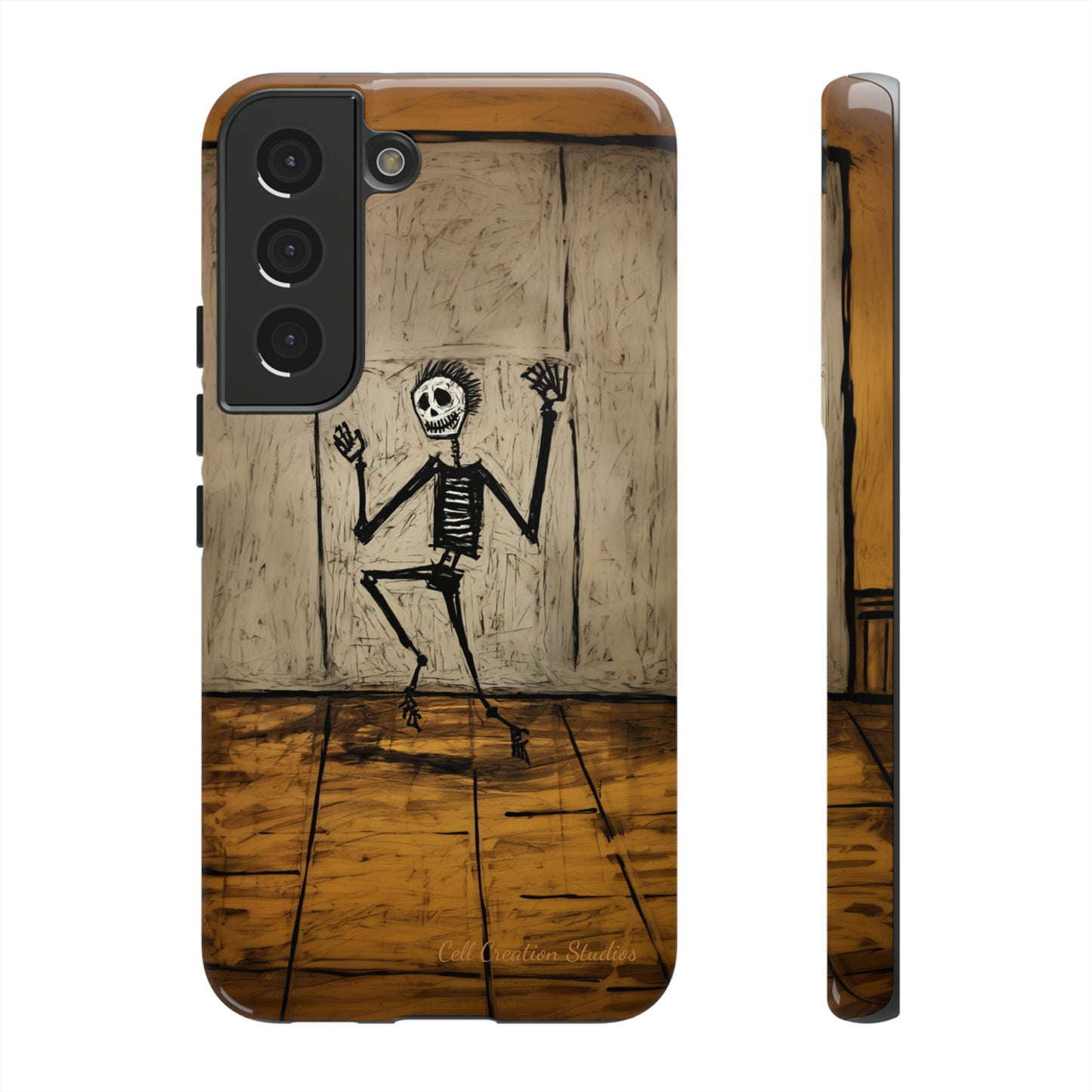 "Groovy Bones Skeleton" -Tough Samsung Phone Cases