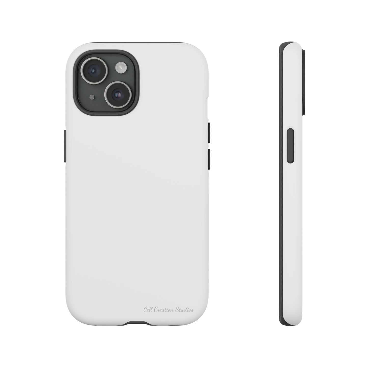 "Pure Elegance White" -Tough iPhone Cases