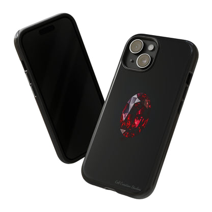 "Ruby Radiance" Phone Case -Tough Cases