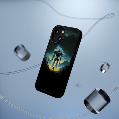 Introducing the "Rising Titan" Cell Phone Case – Witness the Astonishing Emergence of a Giant Robot! -MagSafe Tough Cases