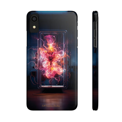 Introducing the "Ethereal Ember" Cell Phone Case – Capturing the Essence of Mystery -Slim Phone Cases