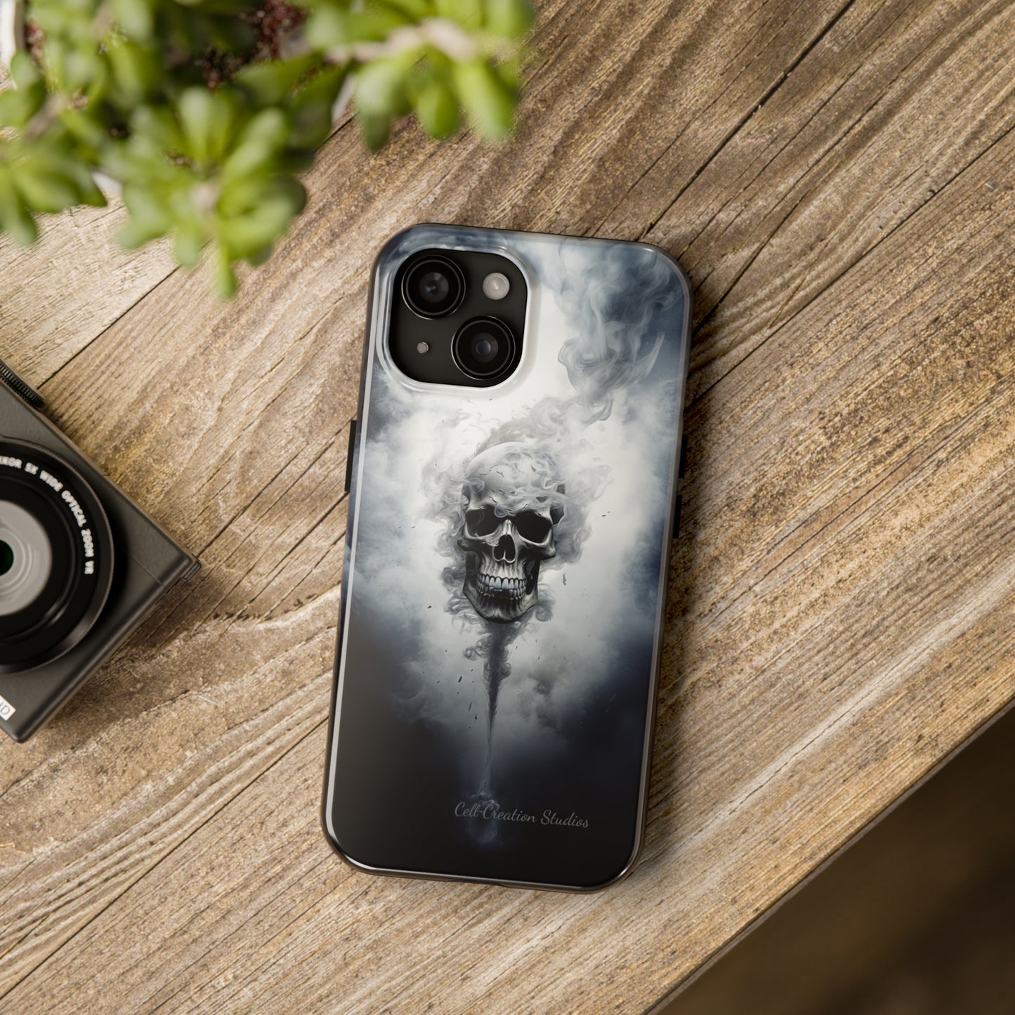 "Mystic Smoke Skull" -Tough iPhone Cases