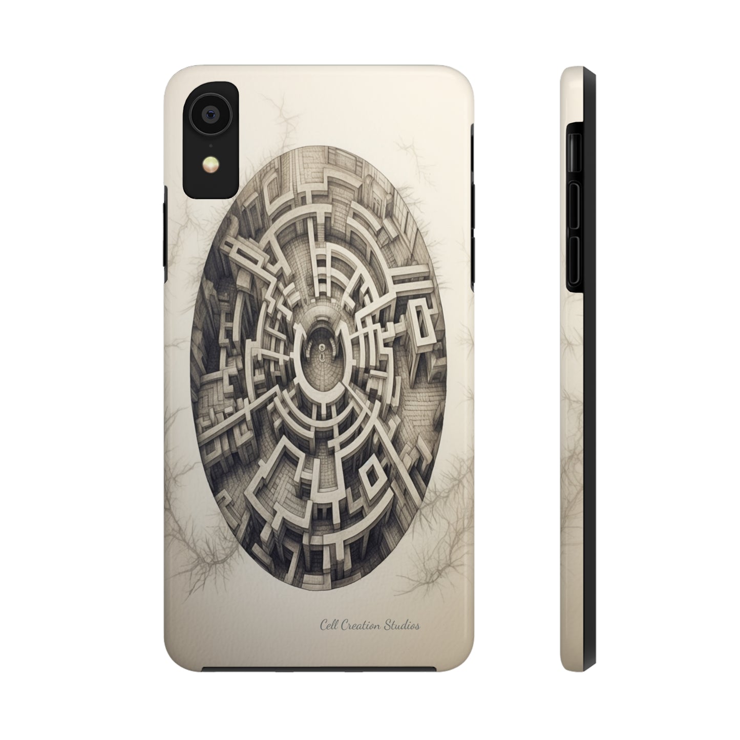 "Discover the Mystery: Maze-Inspired Cell Phone Case" -Tough Phone Cases