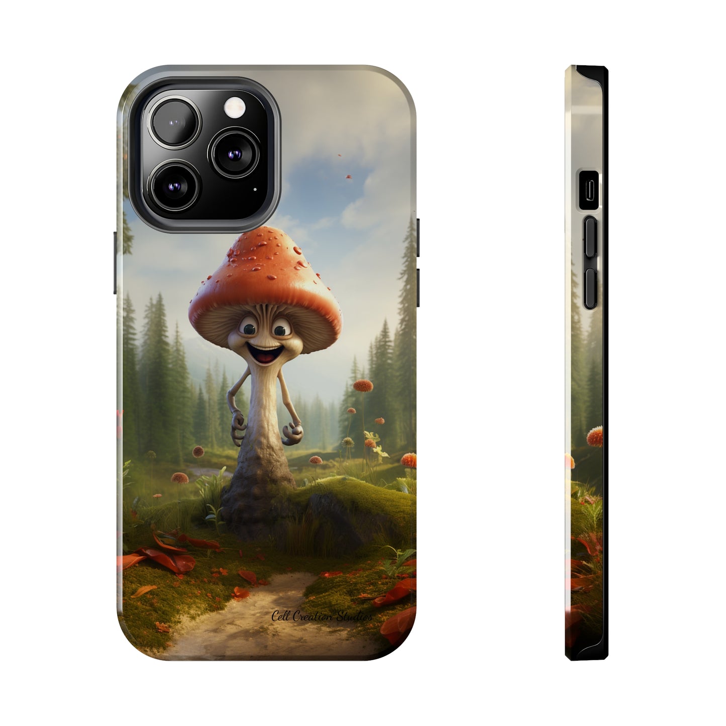 Introducing the "Smiling Mushroom" Cell Phone Case – Spread Joy with Every Glance! -Tough Phone Cases