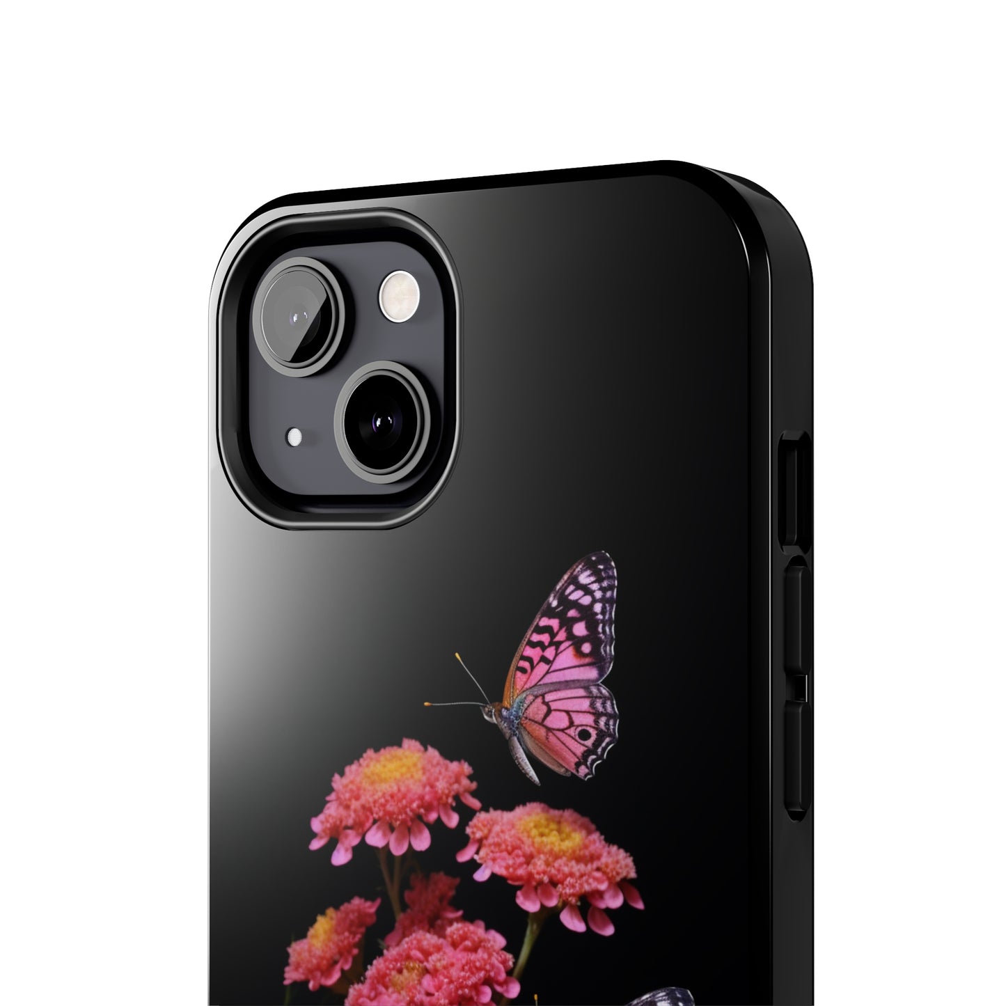 "Achillea Desert Eve Deep Rose & Butterfly" Phone Case -Tough Phone Cases