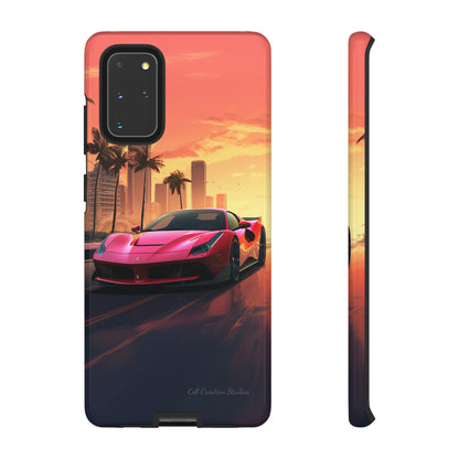 "Sunset Boulevard Ferrari Edition" -Tough Samsung Phone Cases