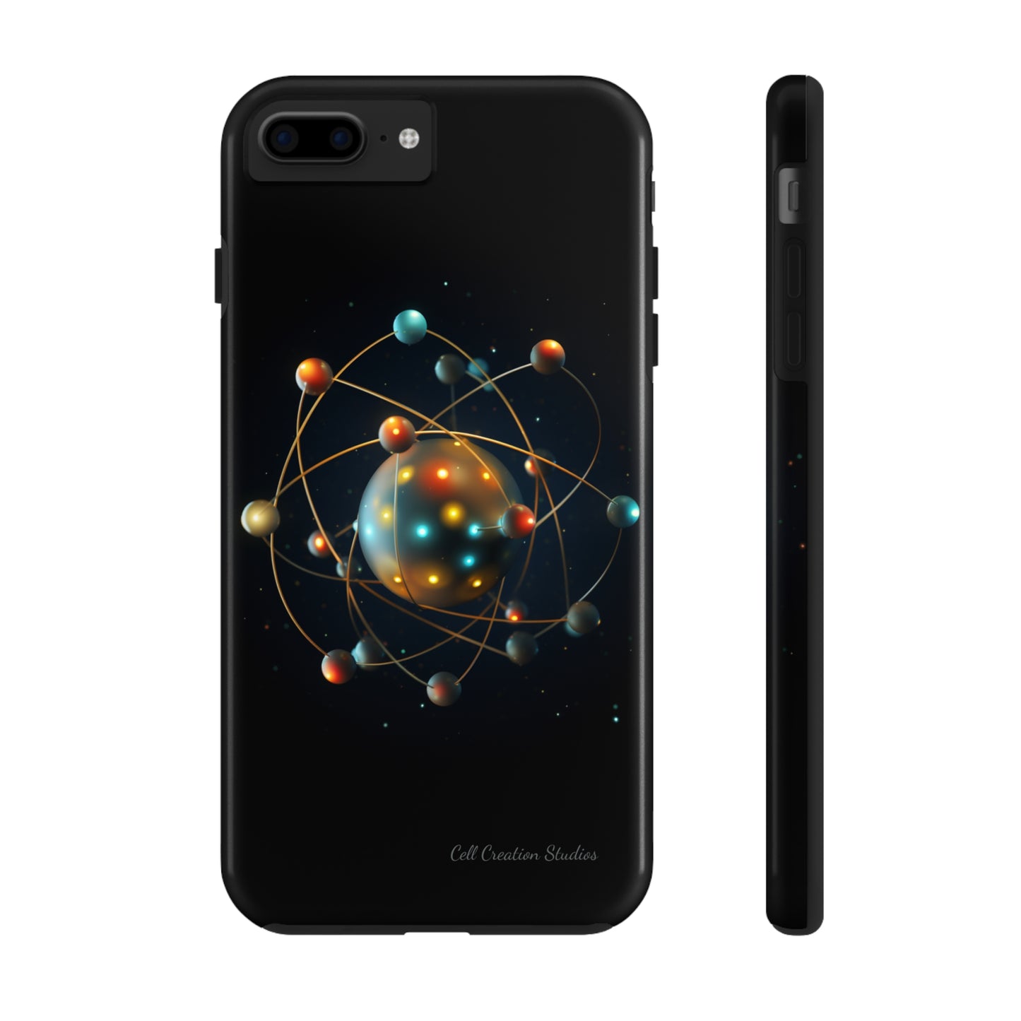 The "Atomic Elegance" Phone Case -Tough Phone Cases