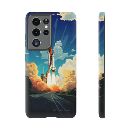 Introducing the "NASA Space Shuttle Launch" Cell Phone Case - Elevate Your Style to New Heights -Tough Cases