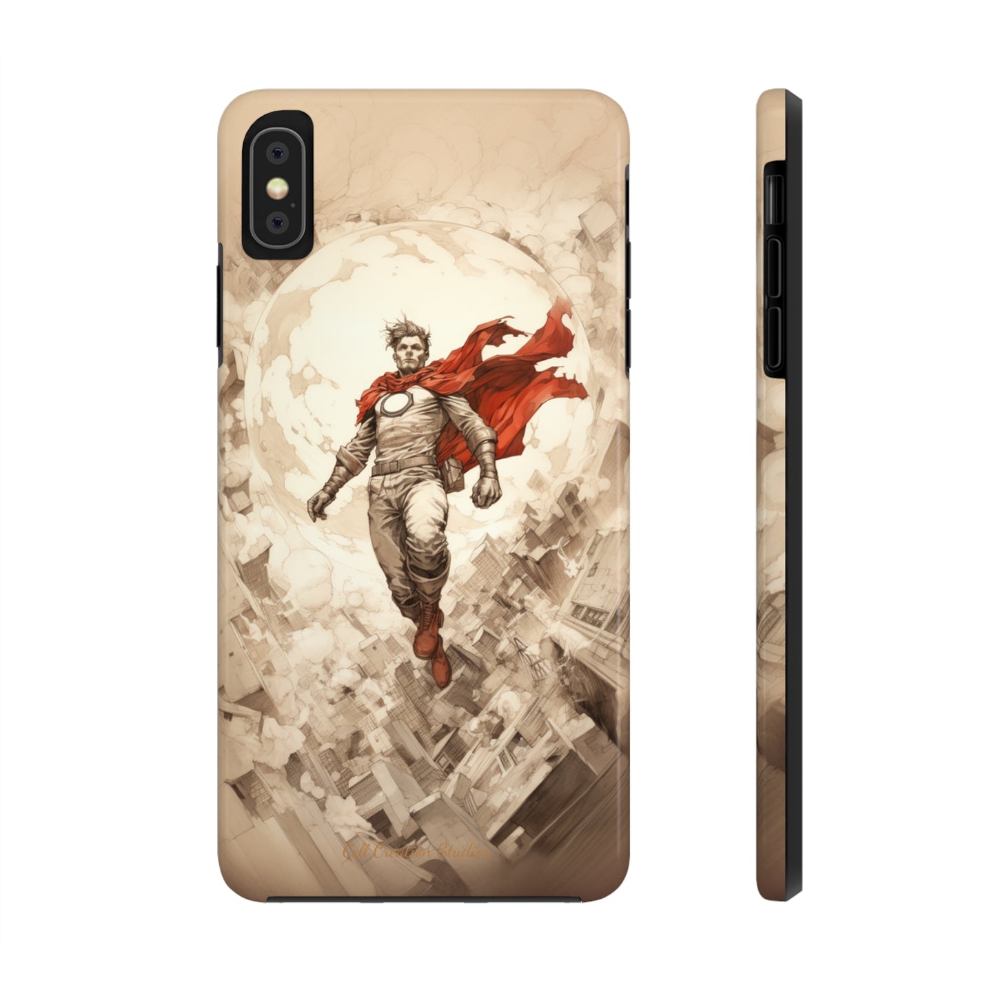 Introducing the "Heroic Guardian" Cell Phone Case – Unleash Your Inner Superhero with Captivating Design -Tough Phone Cases