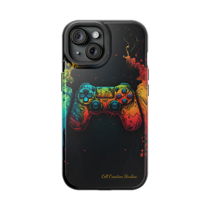 "ColorBlast Gaming" -MagSafe Tough iPhone Cases