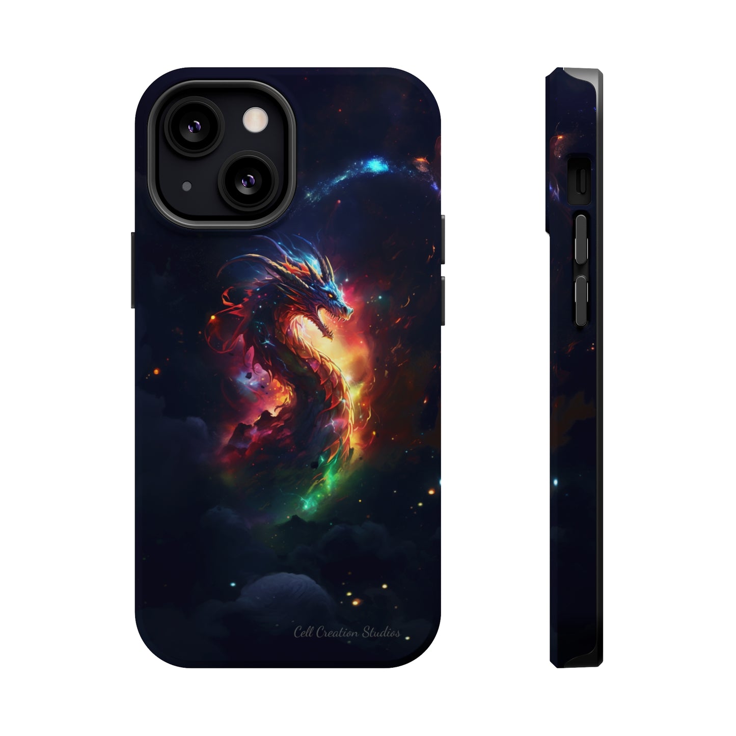 "Cosmic Dragon Unleashed" -MagSafe Tough iPhone Cases