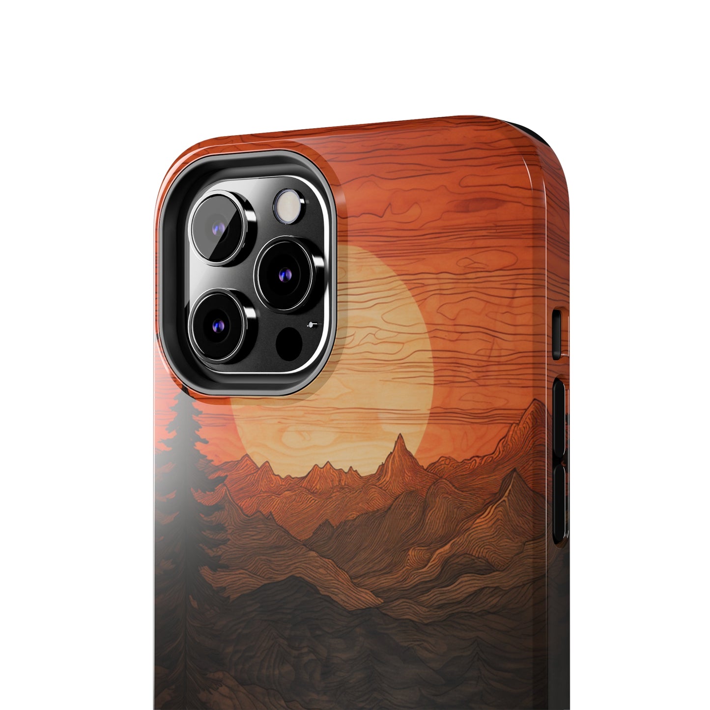 The "Sunset Mountains" Phone Case -Tough Phone Cases