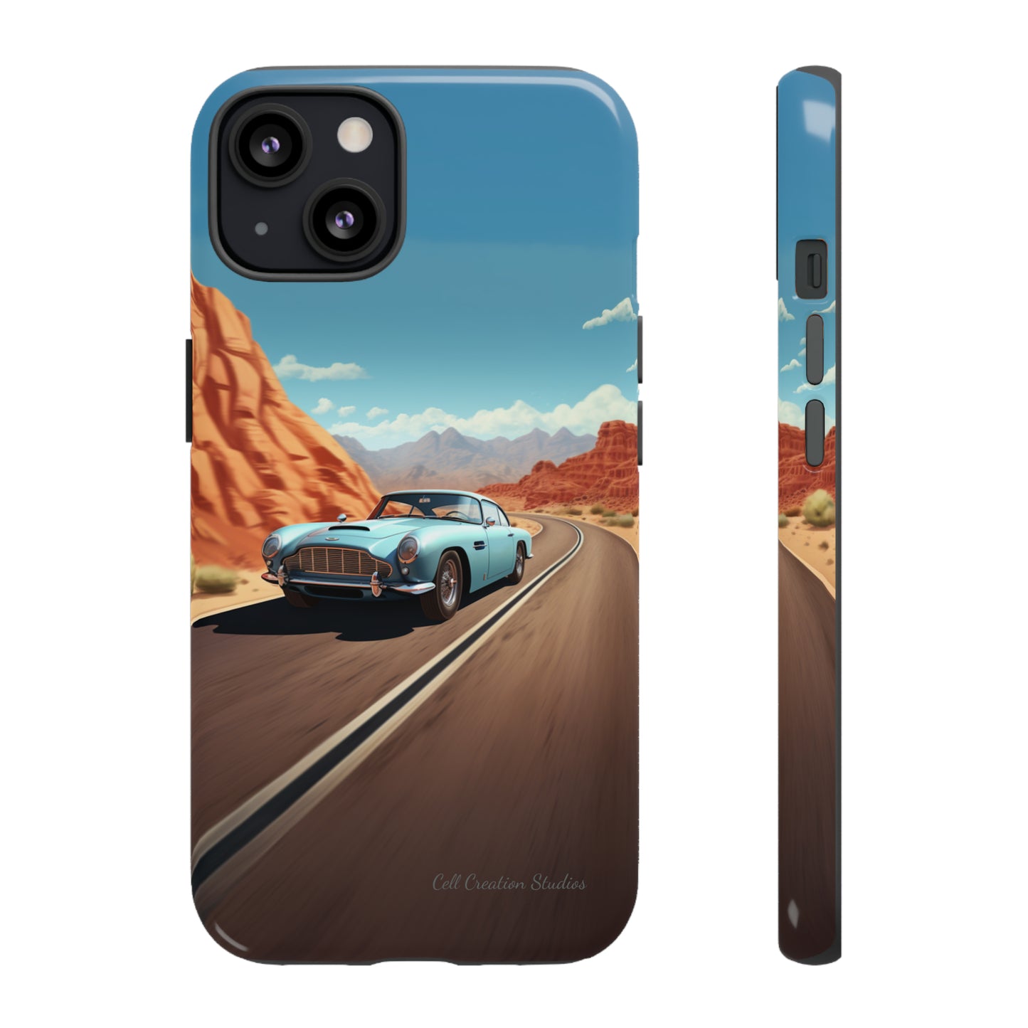 "Silver Racing Legend" -Tough iPhone Cases