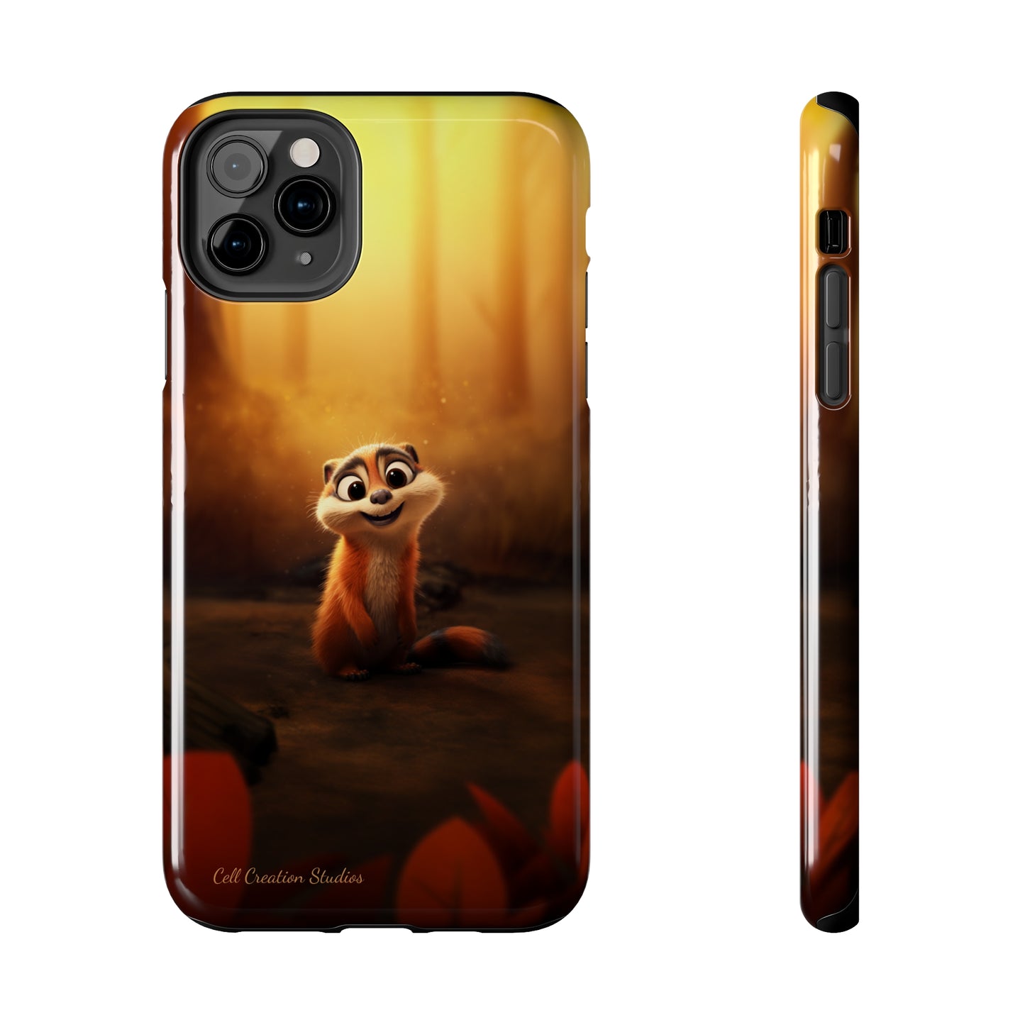 Introducing the "Woodland Chipmunk" Cell Phone Case – Embrace Natural Playfulness with Every Glance-Tough Phone Cases