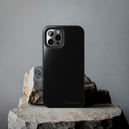 "Stealth Black Defender" -Tough iPhone Cases