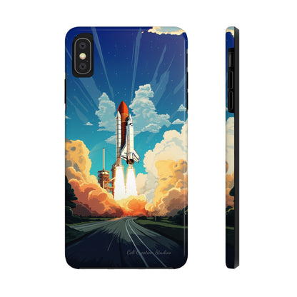 Introducing the "NASA Space Shuttle Launch" Cell Phone Case – Elevate Your Style to New Heights -Tough Phone Cases