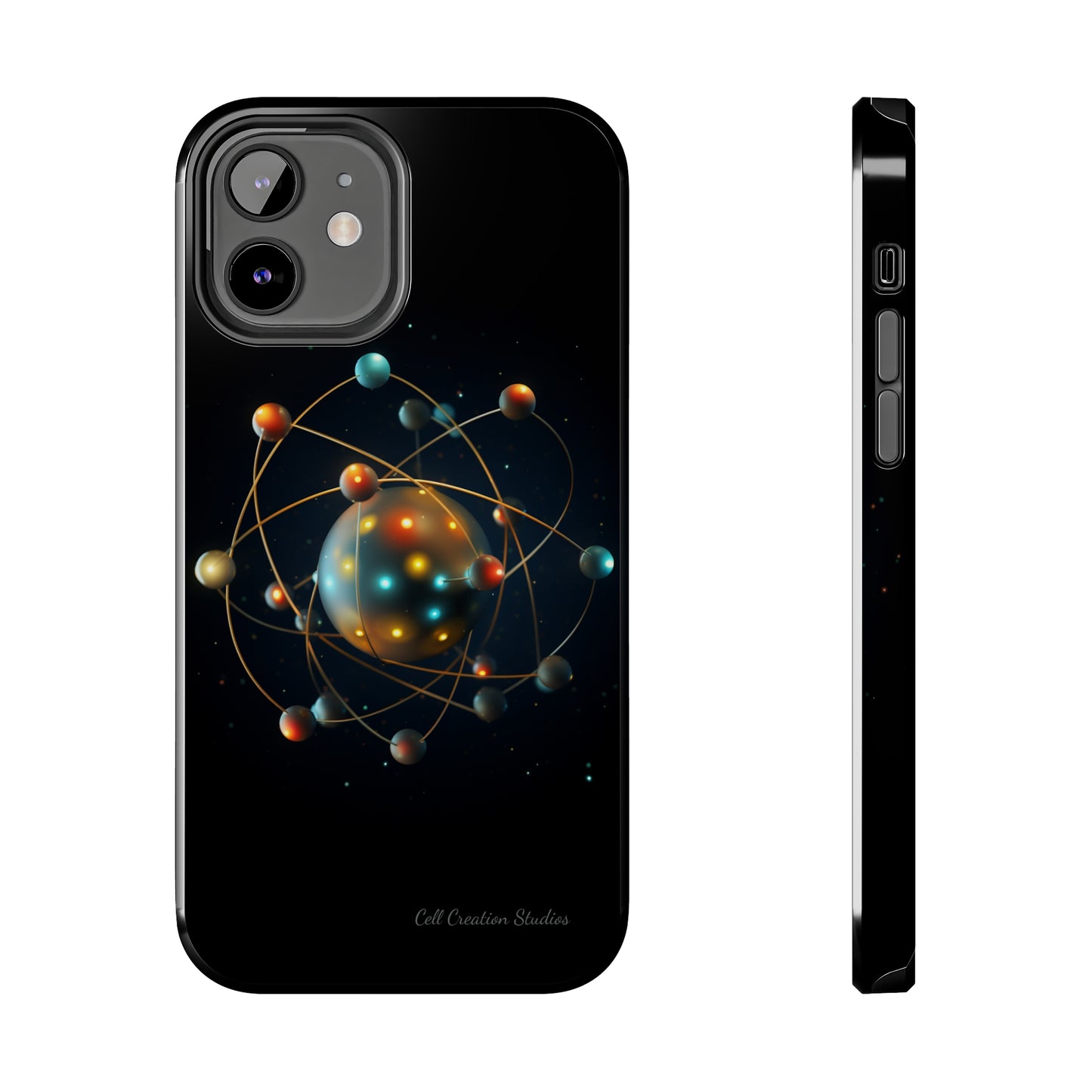 The "Atomic Elegance" Phone Case -Tough Phone Cases