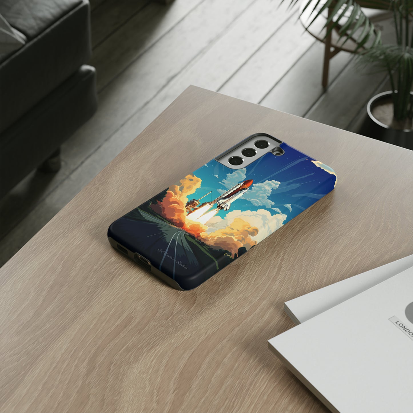 Introducing the "NASA Space Shuttle Launch" Cell Phone Case - Elevate Your Style to New Heights -Tough Cases