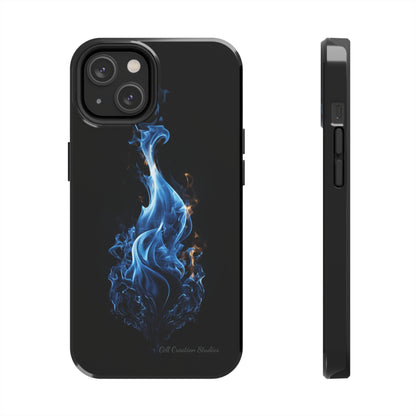 "Blue Flame" Phone Case: Ignite Your Style with Fiery Elegance -Tough Phone Cases