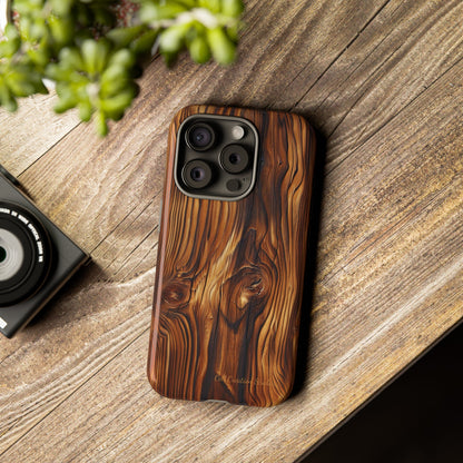 "Wood Grain Elegance"  -Tough iPhone Cases