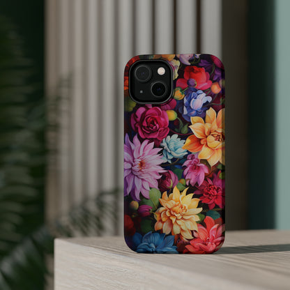 Introducing the "Blossom Beauty" Cell Phone Case – Elevate Your Style with Floral Charm -MagSafe Tough Cases