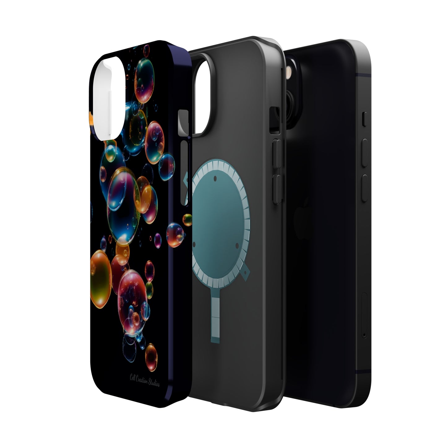 Elevate Your Phone's Aesthetic with our "BubbleBurst" Cell Phone Case -MagSafe Tough Cases