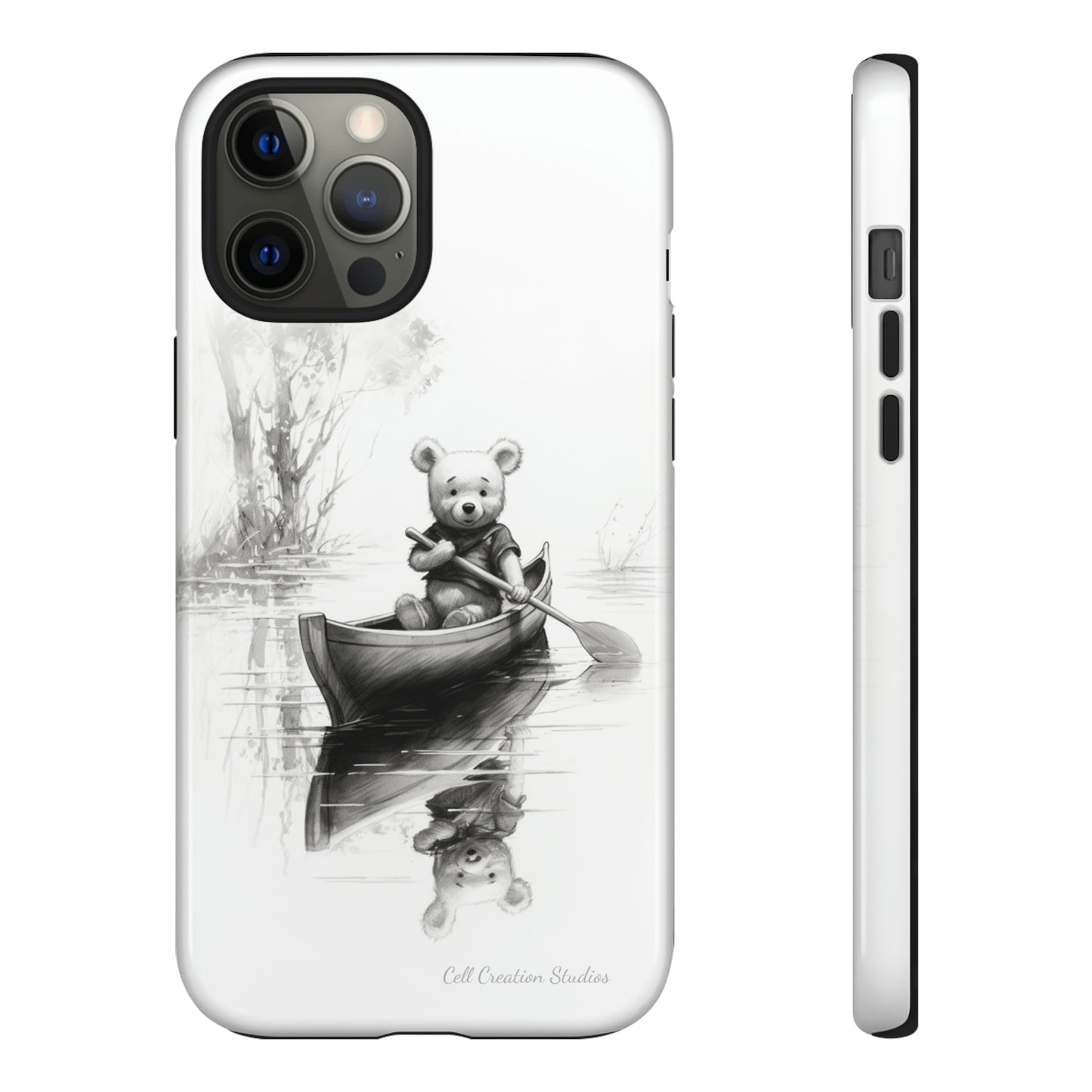 "Winnie-the-Pooh Rowing" Phone Case -Tough Cases