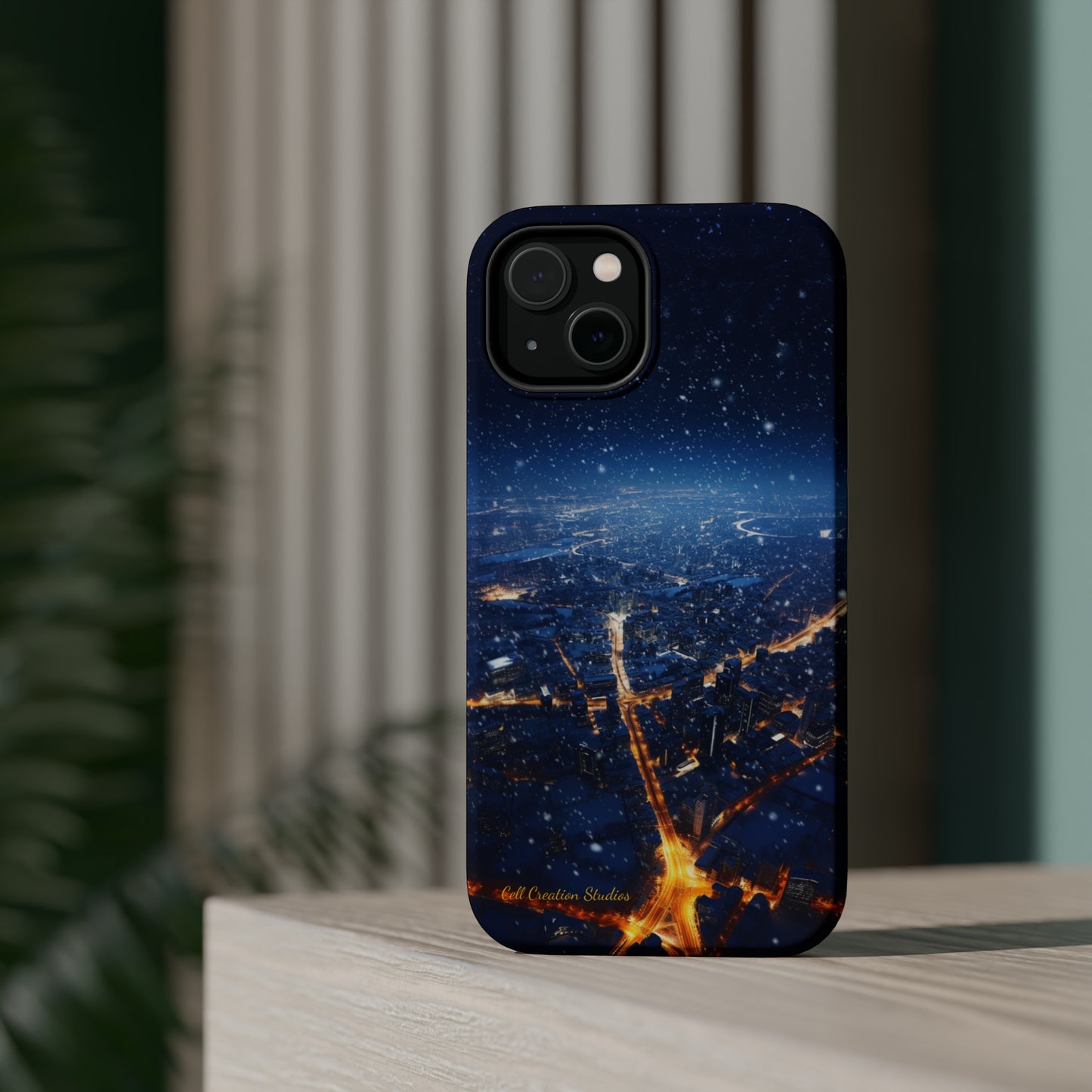 "Urban Snowfall Glow" -MagSafe Tough iPhone Cases