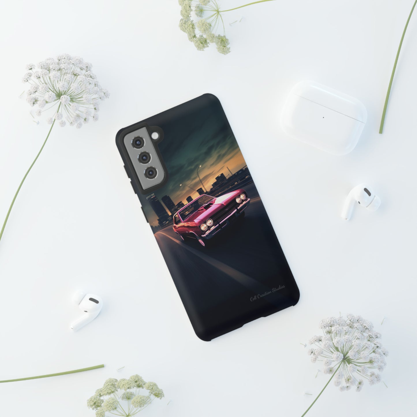 "Sunset City Cruise GTO Edition" -Tough Samsung Phone Cases