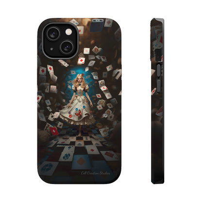 Introducing the "Alice in Wonderland" Cell Phone Case – A Journey Through Imagination -MagSafe Tough Cases