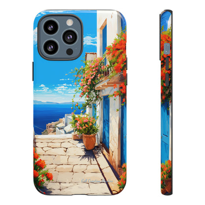 "Mediterranean Bliss Horizon" -Tough iPhone Cases