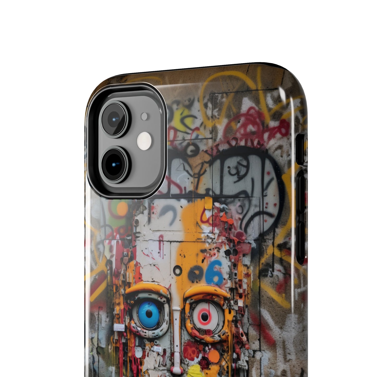 "Urban Graffiti Face" -Tough Phone Cases