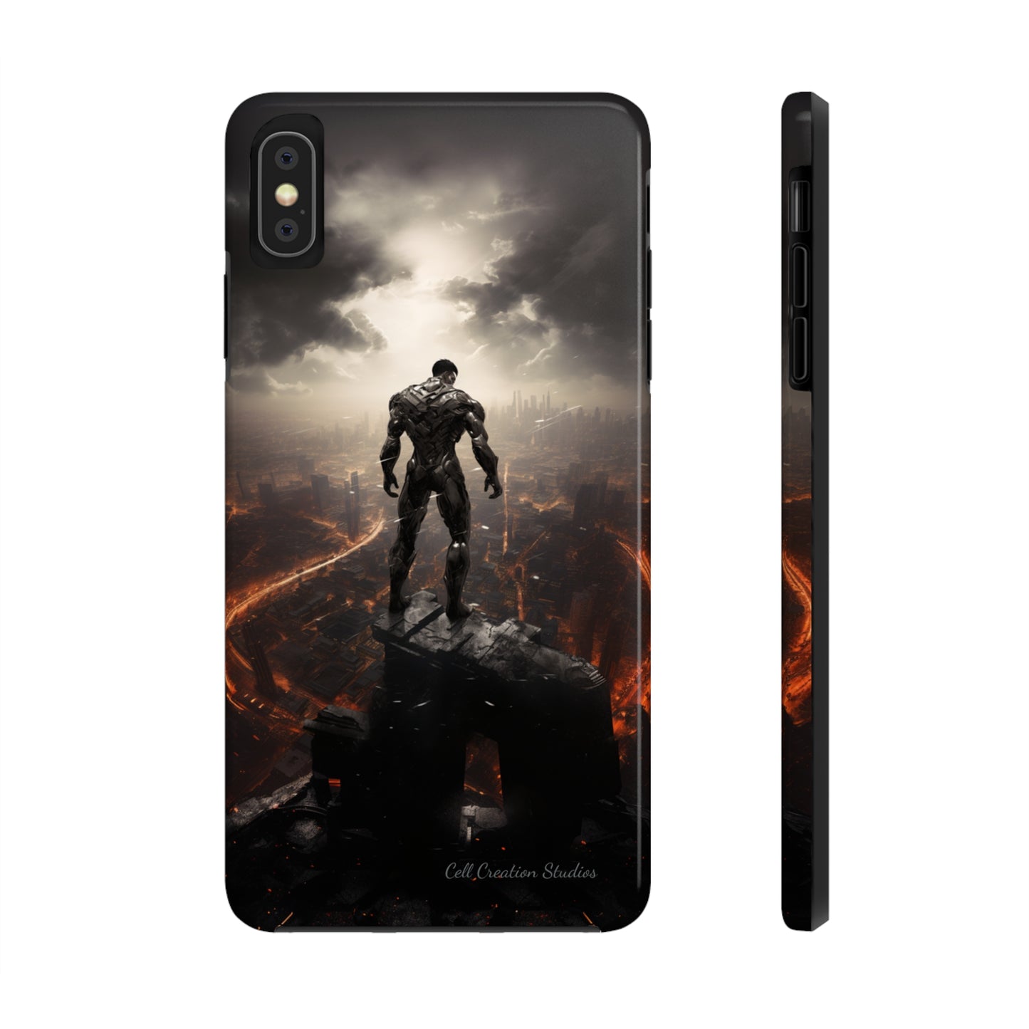 Introducing the "Cyber Guardian" Cell Phone Case – Embrace Futuristic Heroism -Tough Phone Cases