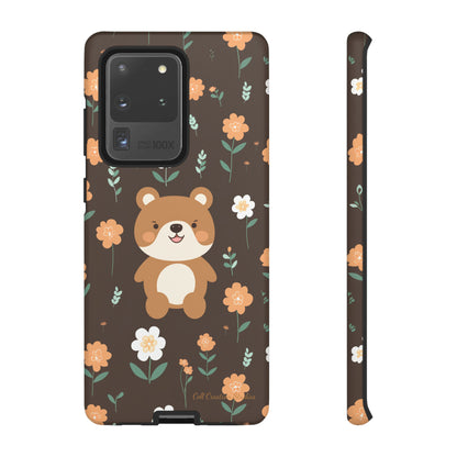 "Floral Bear Elegance" -Tough Phone Cases