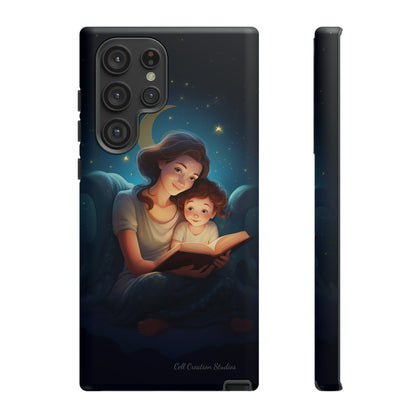 Introducing the "Bedtime Story Bliss" Cell Phone Case – Cherish Heartwarming Moments with Every Glance -Tough Cases