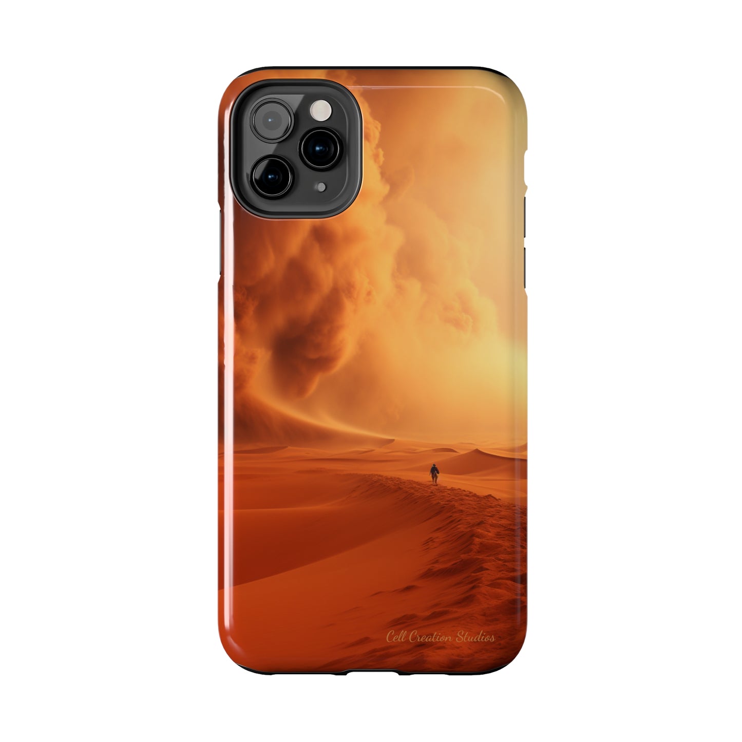 Introducing the "Desert Wanderer" Cell Phone Case – Embark on a Journey through Sand and Storm -Tough Phone Cases