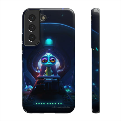 The "Cosmic Cruising Bored Alien" Phone Case -Tough Cases