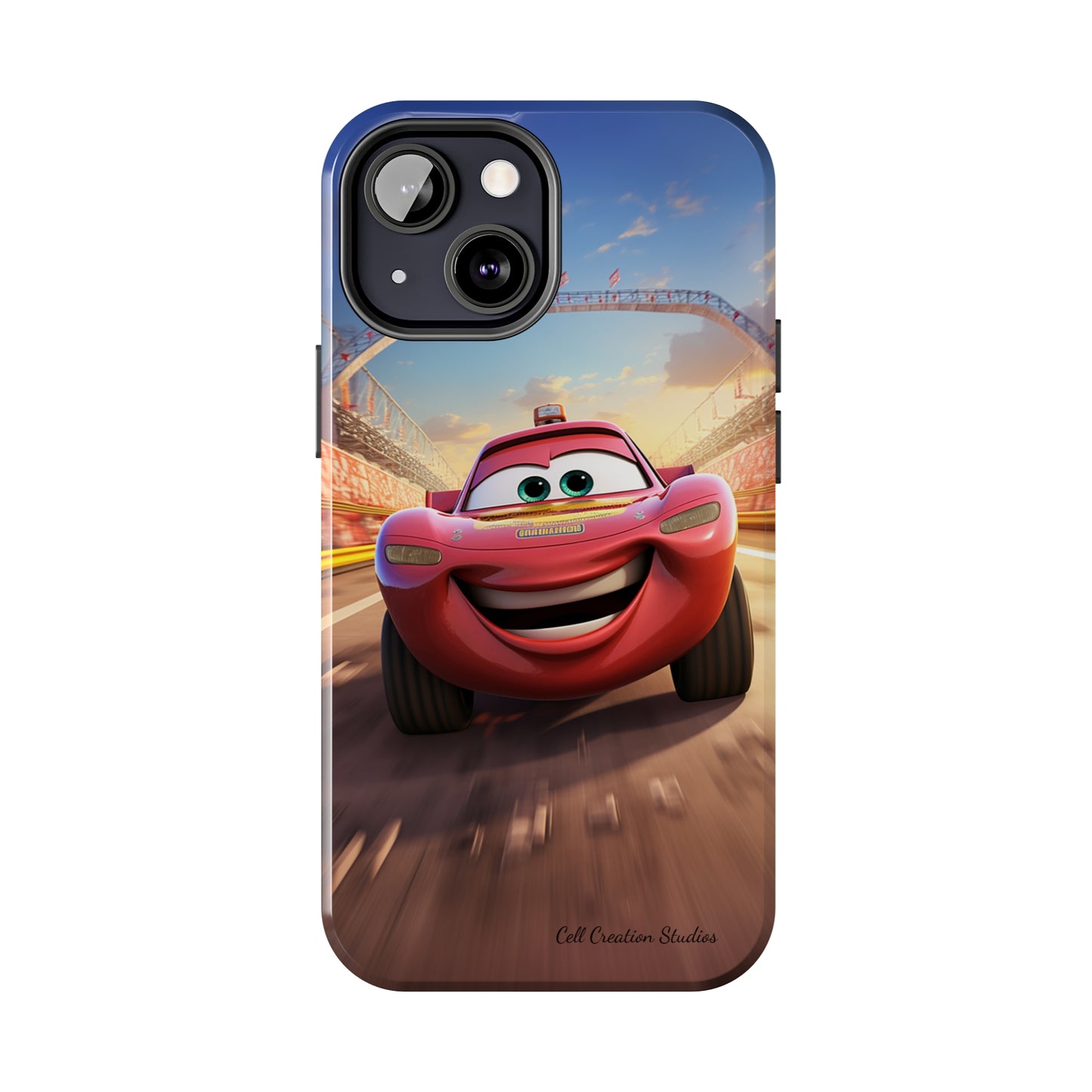 The "Smiling Red Racer" Phone Case -Tough Phone Cases